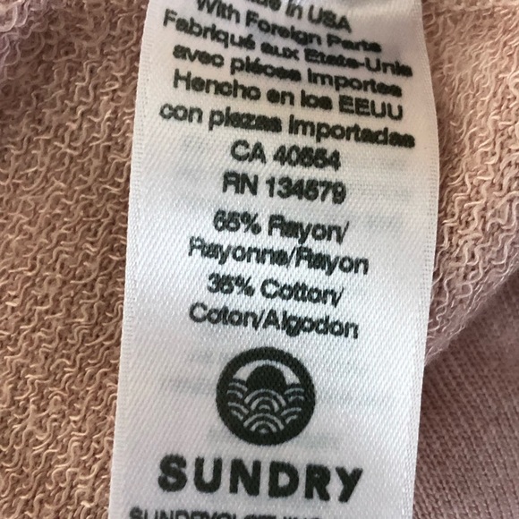 SUNDRY pink with stars & hearts jogger pants - Picture 5 of 11